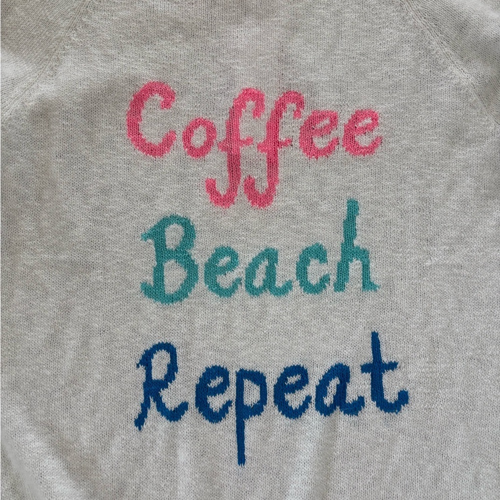New! Lilly Pulitzer Danette Resort White Coffee Intarsia Sweater - Picture 8 of 12